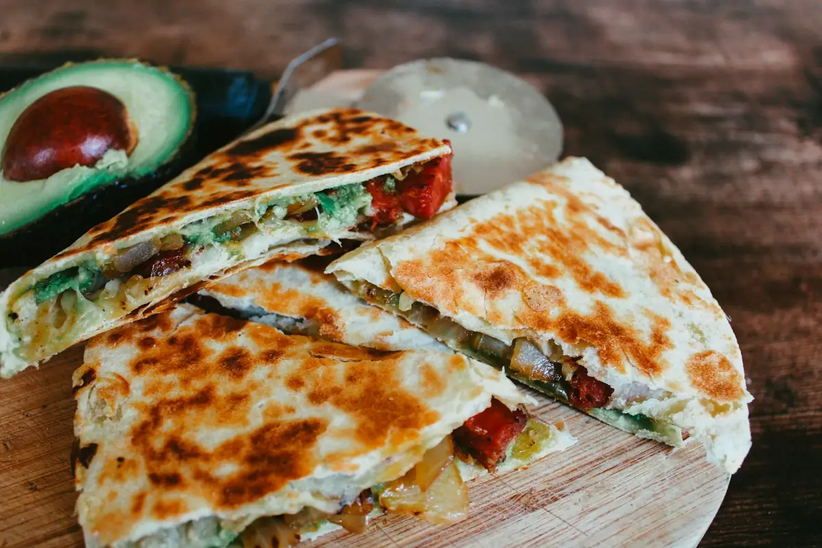 Imagem ilustrativa: quesadilla integral na airfryer