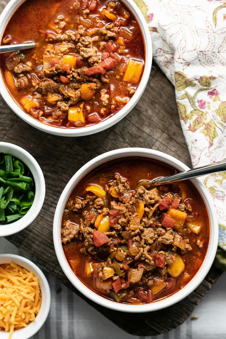 Imagem ilustrativa: chili com carne leve de patinho