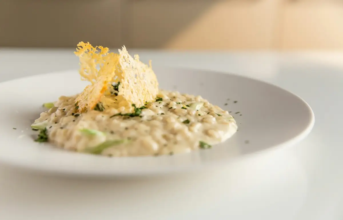 Imagem ilustrativa: risoto de cogumelos light